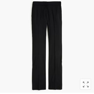 jcrew full length black trouser sz 8